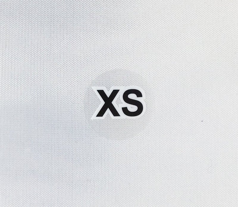 InStockLabels.com Clear Circle Extra Small XS Clothing Size Stickers - 3/4 Inch Round, 500 Clear Plastic Adhesive Labels Per Roll for Retail Apparel, Clothing Organization, and Inventory - Made in The USA - Image 4